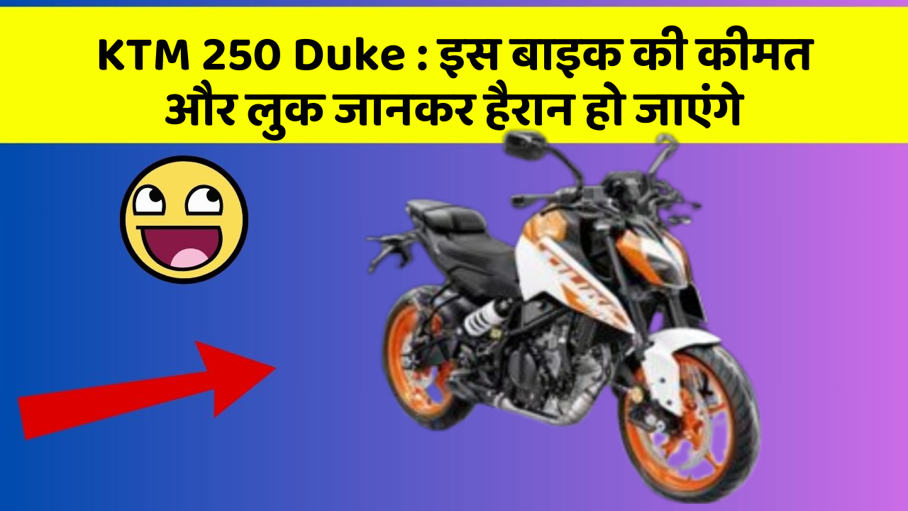 KTM 250 Duke: इस बाइक की कीमत और लुक जानकर हैरान हो जाएंगे